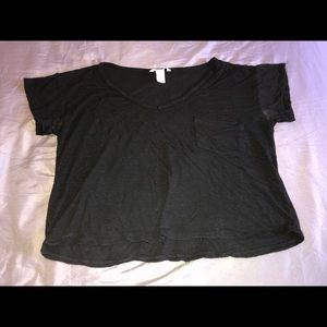 Forever 21 Black Crop Top